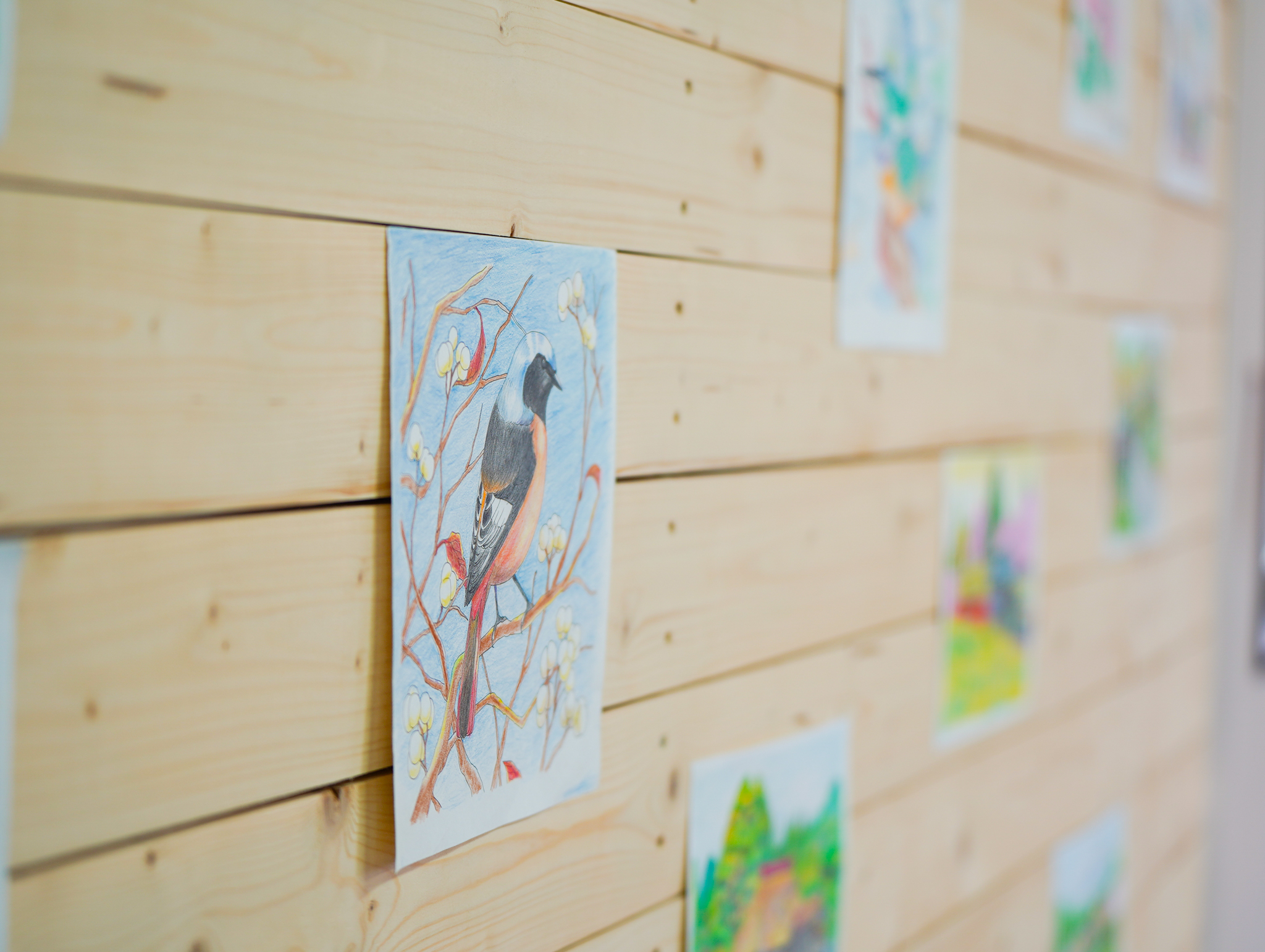 夕暮れ時のエントランス